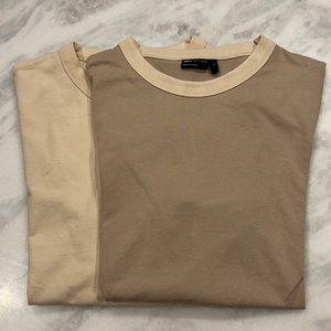 Two Men’s ASOS DESIGN T-shirts Size L